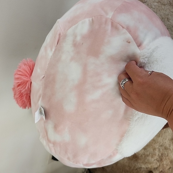 Squishmallows Fedora pink caticorn tye dye fuzzy belly large 18 inch - Picture 5 of 8